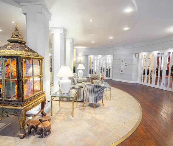 Elegant lobby at Grand Hotel Binz a hotel managed by Private Palace Hotels & Resorts